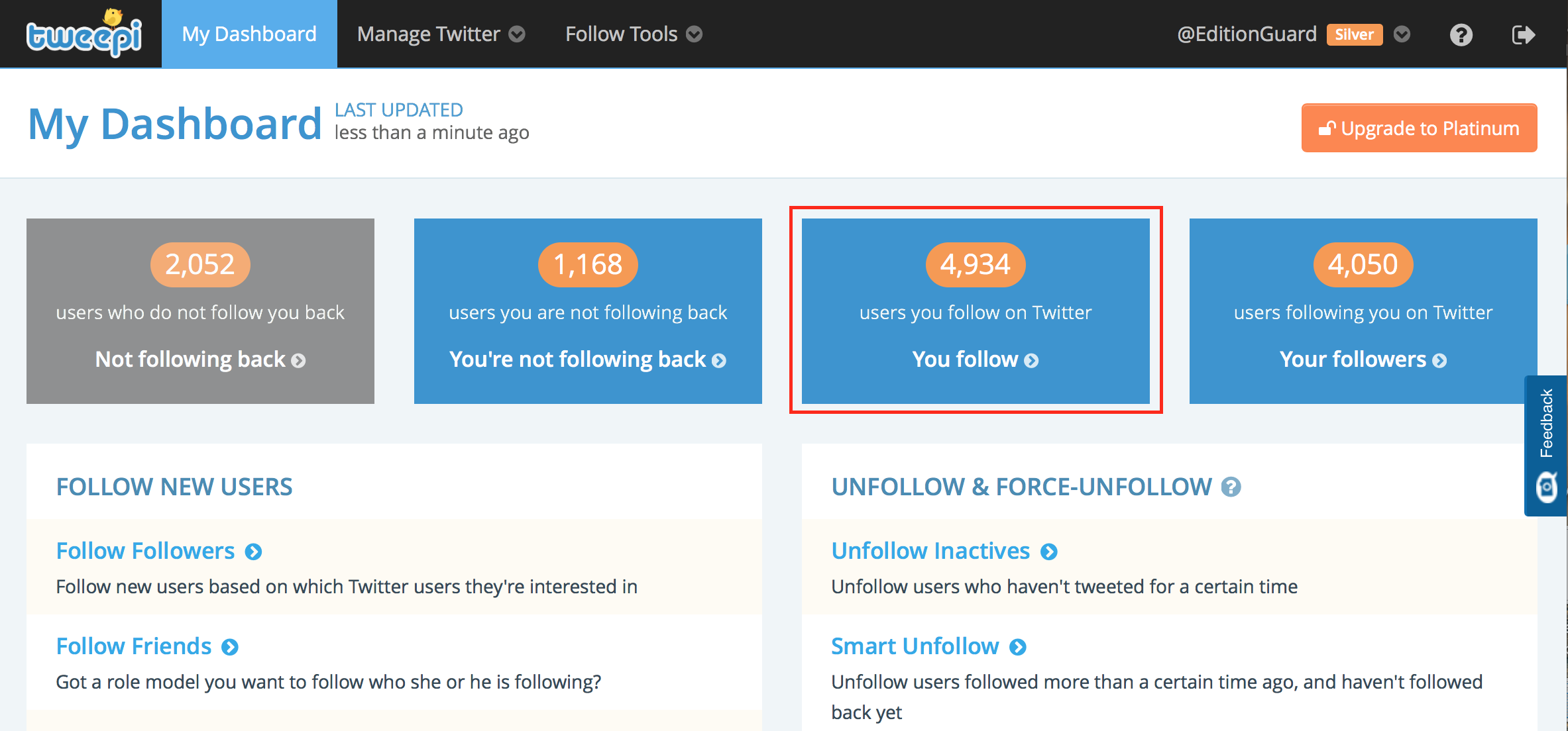 twitter followers